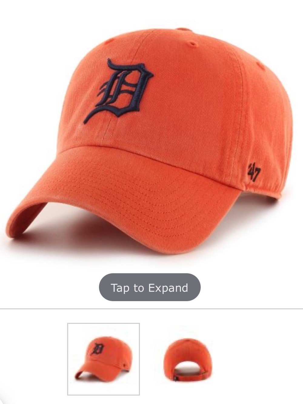Detroit Tigers Baseball Cap
